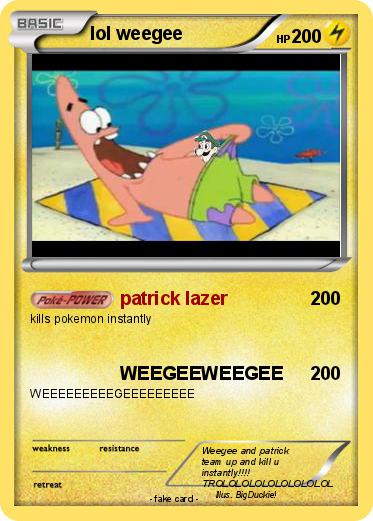 Pokemon lol weegee