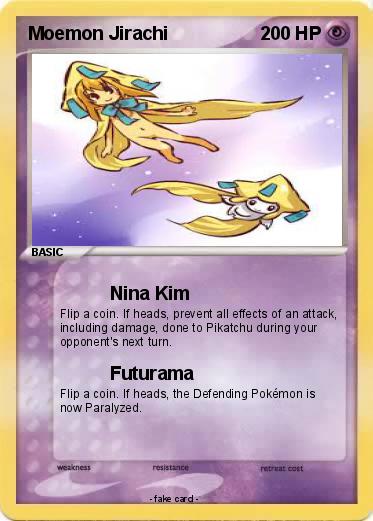 Pokemon Moemon Jirachi