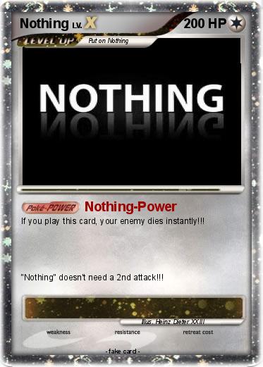 Pokemon Nothing