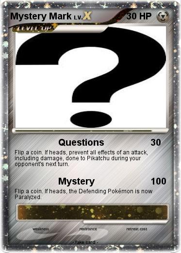 Pokemon Mystery Mark