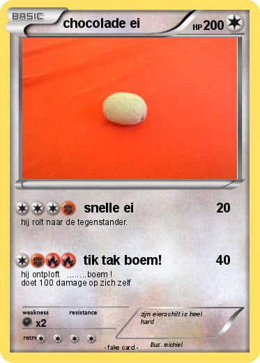 Pokemon chocolade ei