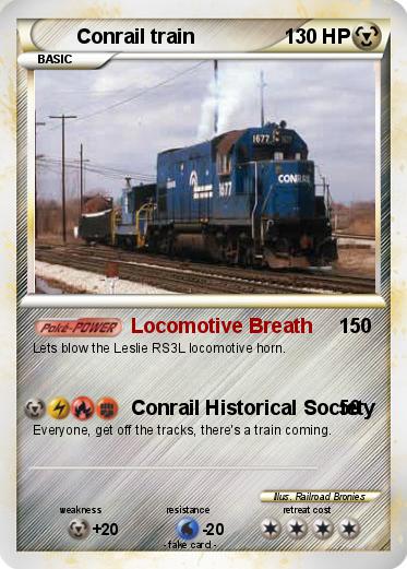 Pokemon Conrail train