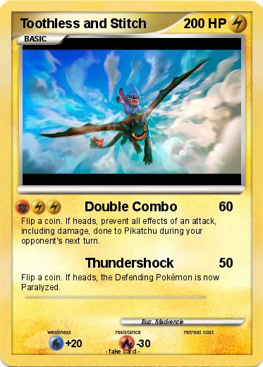 Pokemon Toothless and Stitch