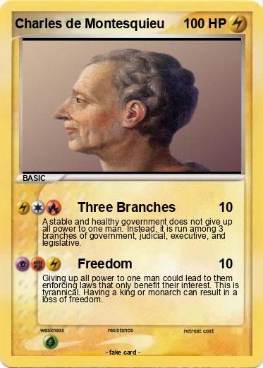 Pokemon Charles de Montesquieu