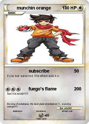 Pokemon munchin orange
