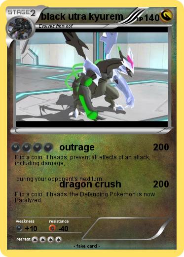 Pokemon black utra kyurem