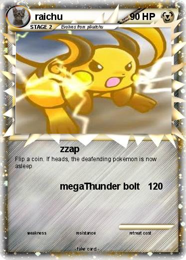 Pokemon raichu