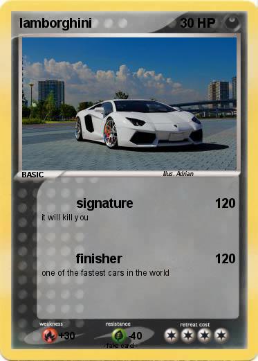 Pokemon lamborghini
