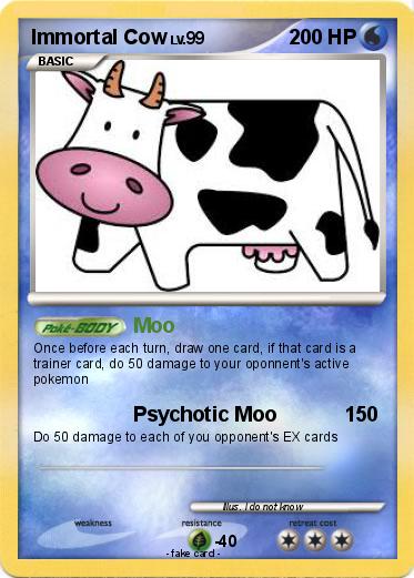 Pokemon Immortal Cow