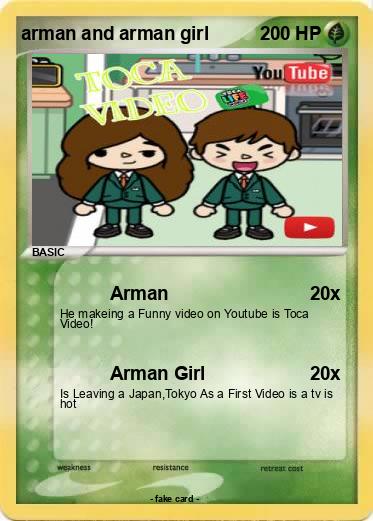 Pokemon arman and arman girl
