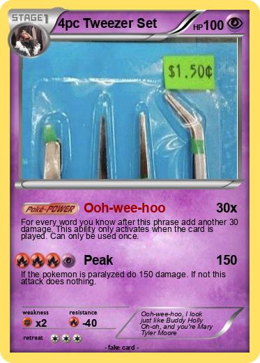Pokemon 4pc Tweezer Set