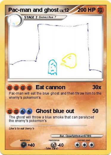 Pokemon Pac-man and ghost