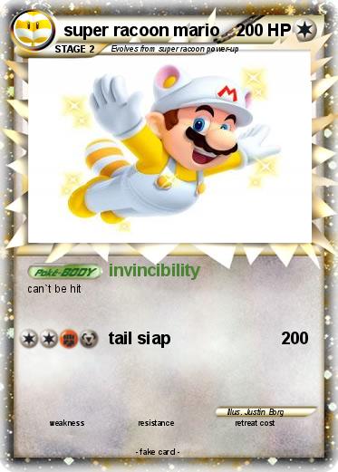 Pokemon super racoon mario