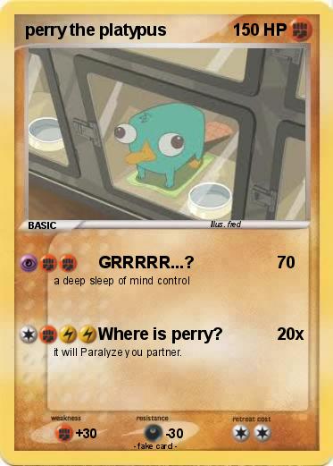 Pokemon perry the platypus