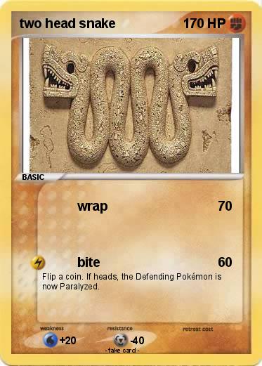 Pokemon two head snake