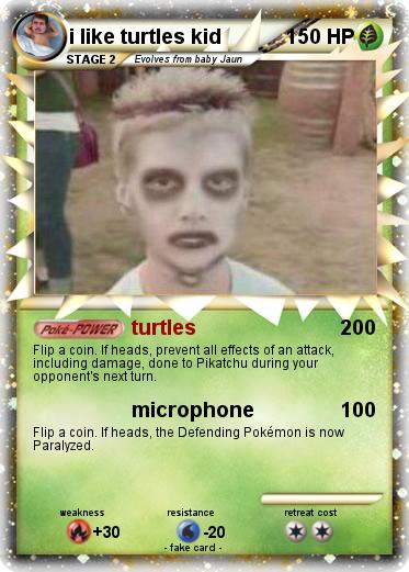 Pokemon i like turtles kid