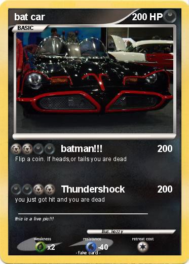 Pokemon bat car