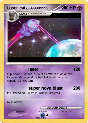 Pokemon Laser cat