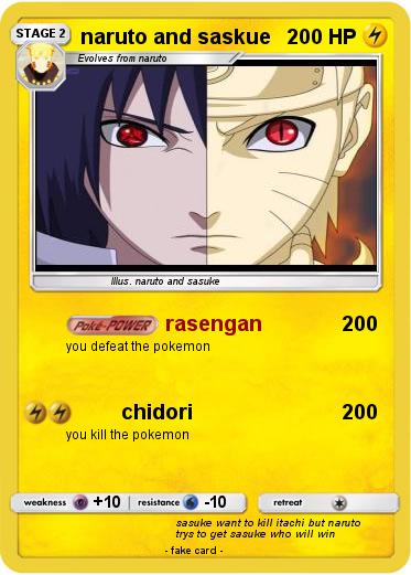Pokemon naruto and saskue