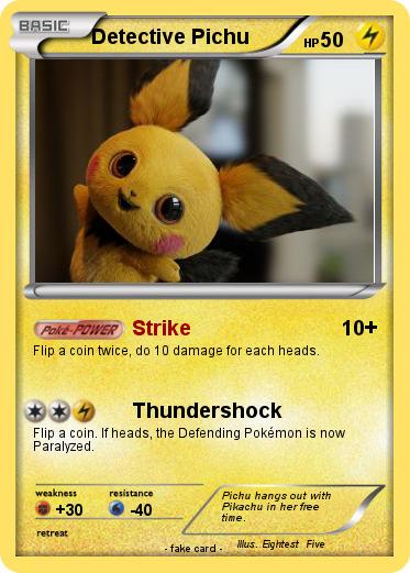 Pokemon Detective Pichu