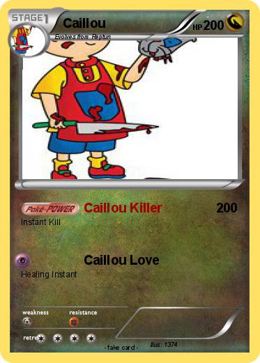 Pokemon Caillou
