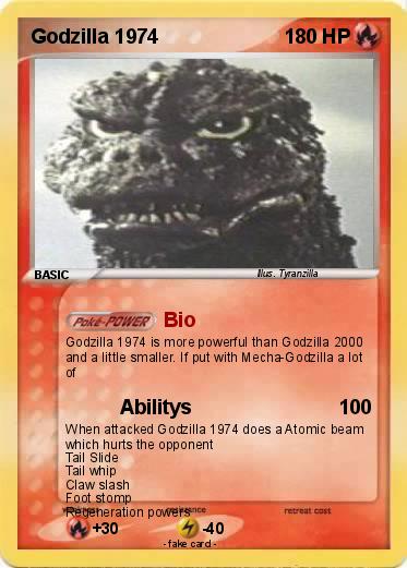 Pokemon Godzilla 1974