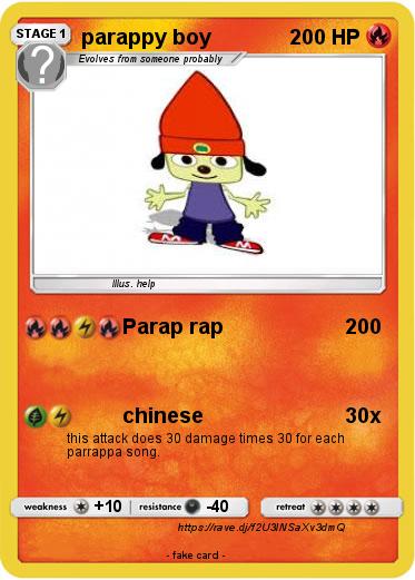 Pokemon parappy boy