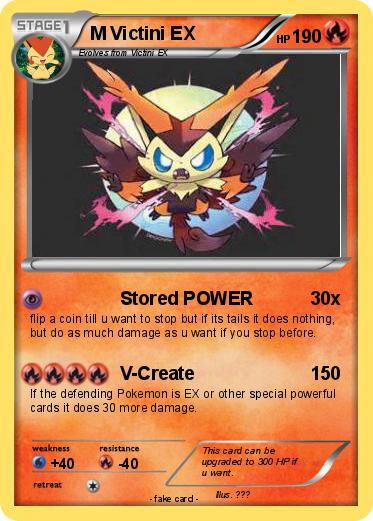 Pokemon M Victini EX