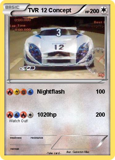 Pokemon TVR 12 Concept