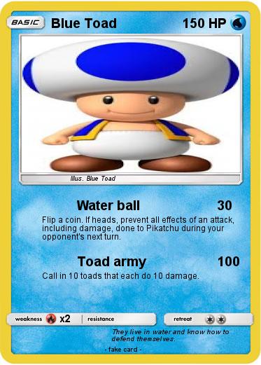 Pokemon Blue Toad