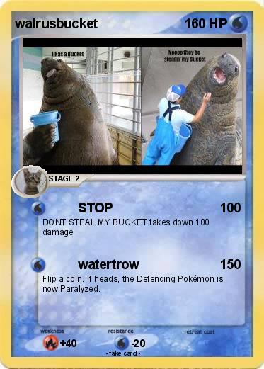 Pokemon walrusbucket