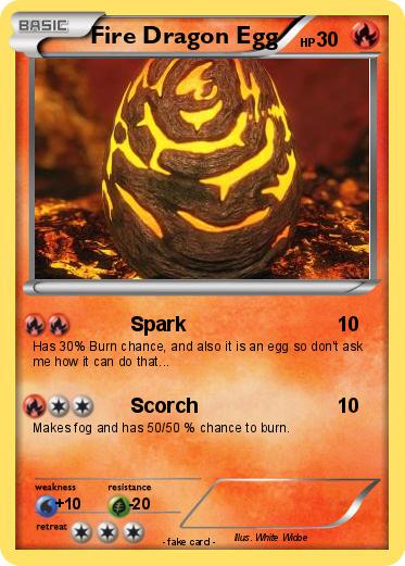 Pokemon Fire Dragon Egg