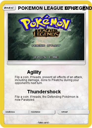Pokemon POKEMON LEAGUE OF LEGENDS