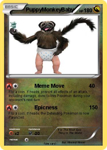 Pokemon PuppyMonkeyBaby
