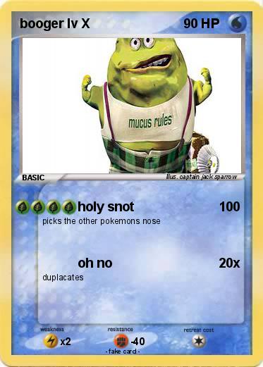 Pokemon booger lv X