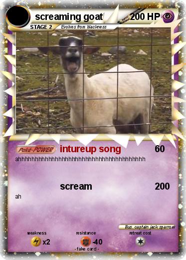 Pokemon screaming goat