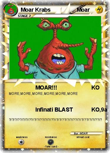 Pokemon Moar Krabs