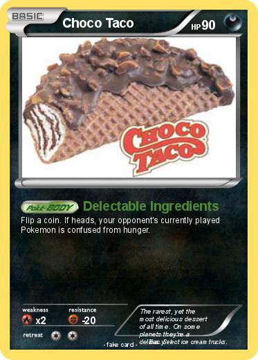 Pokemon Choco Taco Pokemon Choco Taco