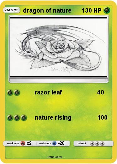 Pokemon dragon of nature