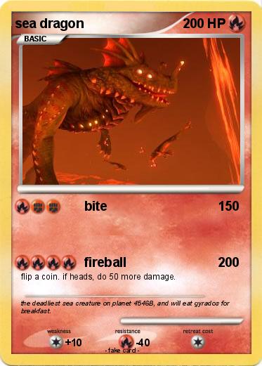 Pokemon sea dragon