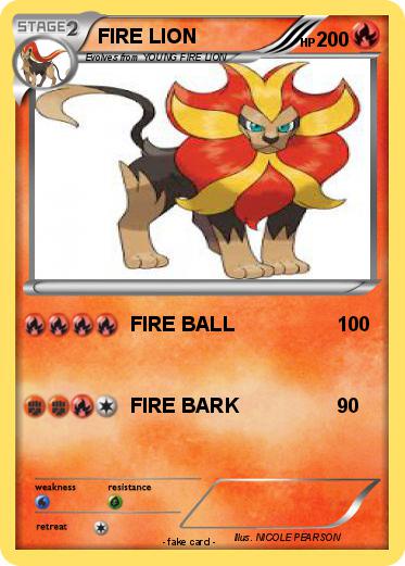 Pokemon FIRE LION