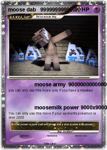 Pokemon moose dab   9999999999
