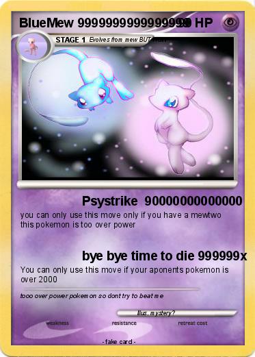 Pokemon BlueMew 9999999999999999