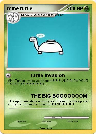 Pokemon mine turtle