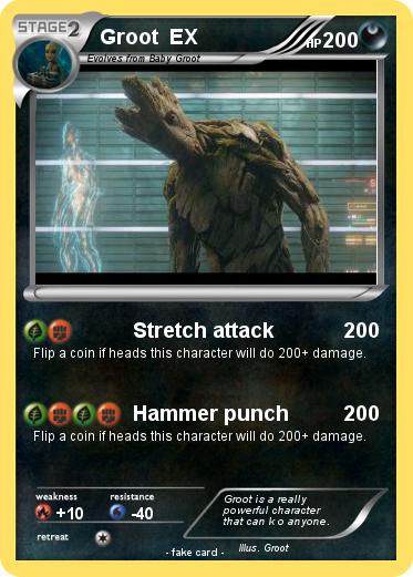 Pokemon Groot  EX