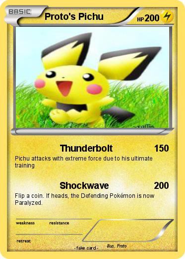 Pokemon Proto's Pichu