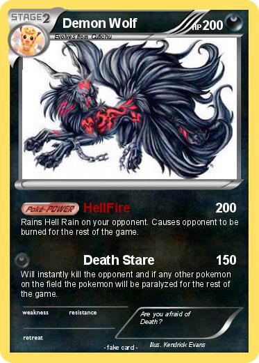 Pokemon Demon Wolf