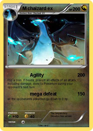Pokemon M chaizard ex