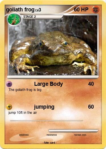 Pokemon goliath frog