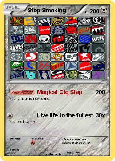 Pokemon Stop Smoking